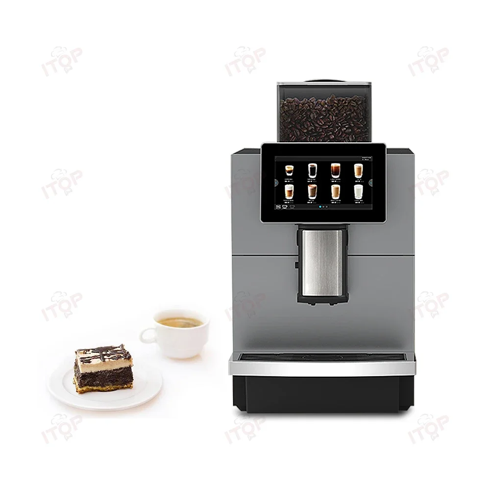 One Touch Fully Automatic Coffee Machine And Espresso Machine With Milk System,Cappuccino And Espresso,Coloured Touch Display