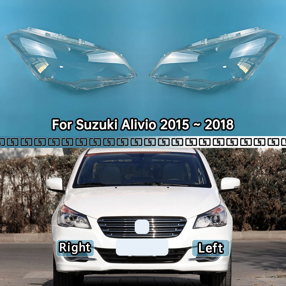 

For Suzuki Alivio 2015 2016 2017 2018 Headlight Cover Transparent Headlamp Shell Lens Replace Original Lampshade Plexiglass