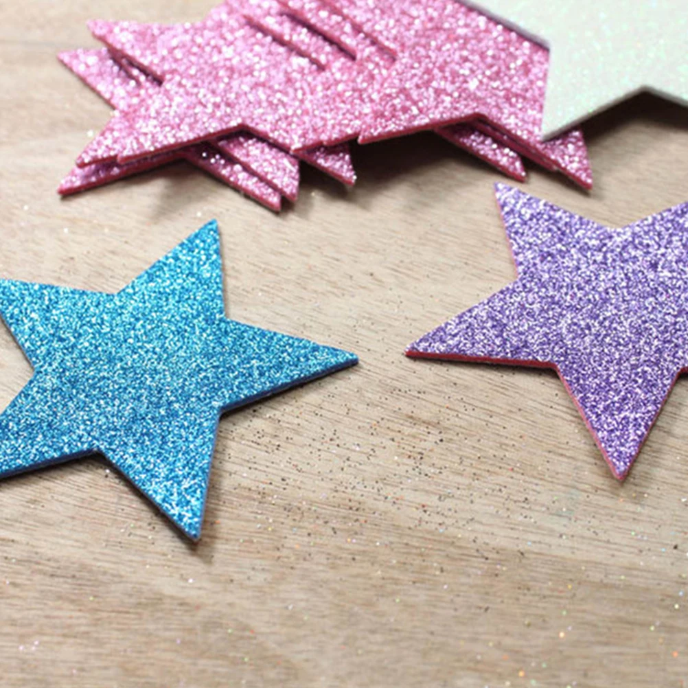 

10pcs Gold Glitter Sticker Sheets Premium Adhesive Craft Material For Diy Art Projects School Decorations Scrapbooking Jewelry