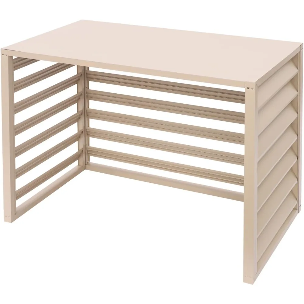 

Наружная крышка, 43,31 x 23,62 x 31,5-дюймовый забор конфиденциальности кондиционера с верхней панелью, 2-3P единицы Конфиденциальность наружного кондиционера