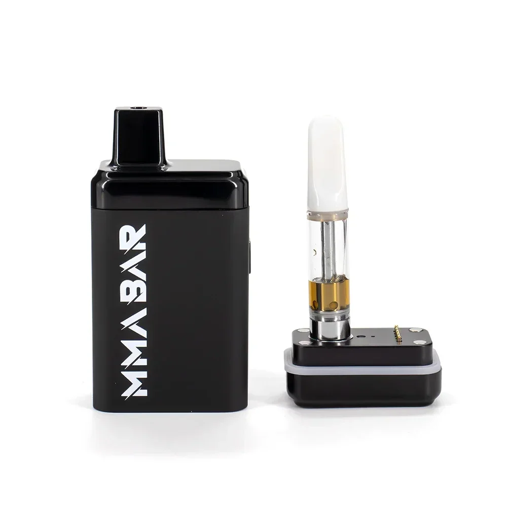 Imagem -06 - Mmabar Vape Pen Pods e Cigarettes Vaporizador Starter Kits Bateria Recarregável para Cartuchos de 1ml Vazio Pod Óleo Grosso Pcs por Lote