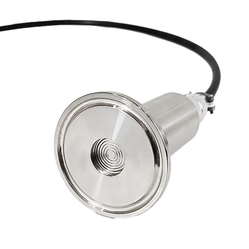 316L Stainless Steel High-Temp Flat Diaphragm Pressure Transmitter Sanitary Clamp Type Diffused Silicon Level Sensor