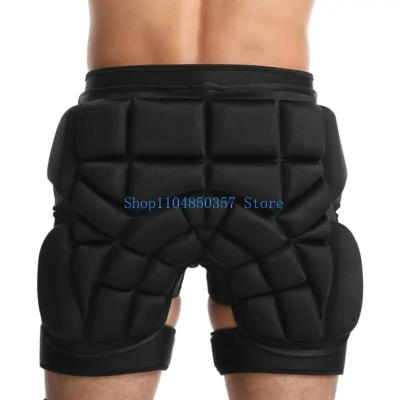 652F 3D Hip Pad for Kid Teen Adult Comfortable Hip Protective Pad Button Pad Snowboard Protective Gear for Skiing