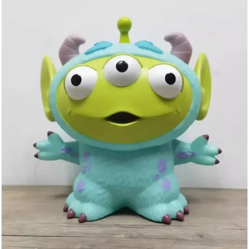 ของเล่นการ์ตูนทอยสตอรี่ บัซ ไลท์เยียร์ แปลงโฉมเป็นซัลลิแวน งานแฮนด์เมดจากดิสนีย์ โมเดลตั้งโต๊ะ ของตกแต่ง กระปุกออมสิน ของขวัญวันเกิด