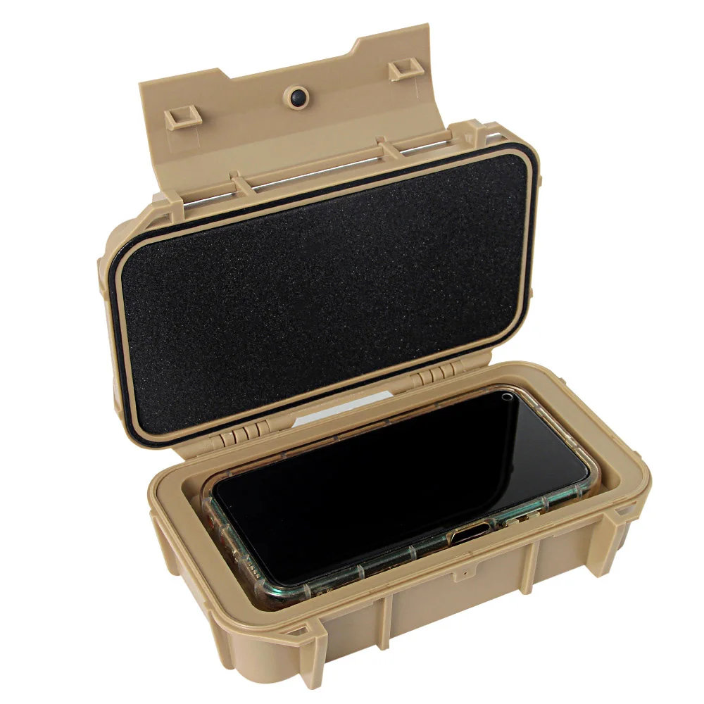 Double-layer Shock-absorbing Ammo Box Waterproof Sealed Box Lightweight Ammo Accessory Crate Bullet Storage Safe Case With Foam