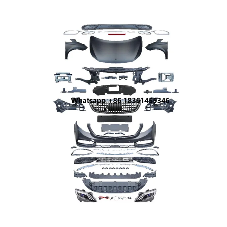 

Design Vito Style Body Kits Bumpers Fenders Headlamp Grille Hood Body Kit For W639 Viano 2003-2