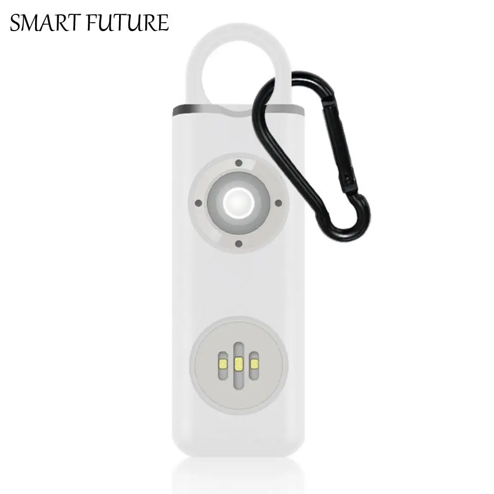 

130, безопасный звук, персональная сигнализация, светодиодный стробоскоп с низким уровнем заряда батареи, портативный брелок-сигнализация, портативный с подвесным крючком