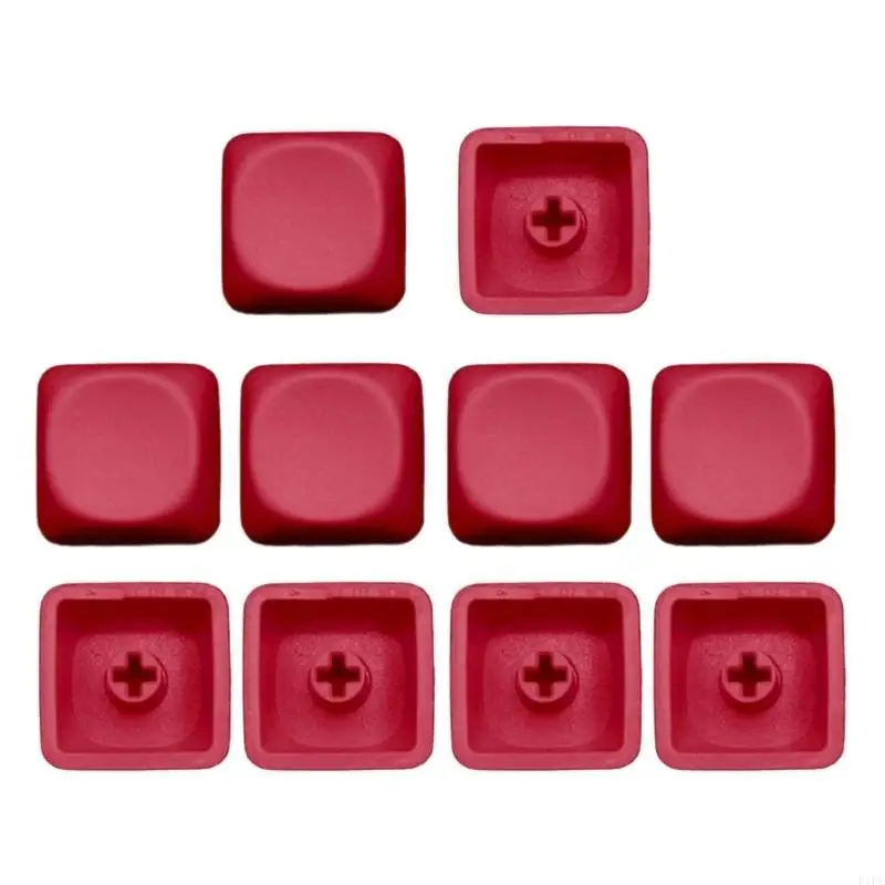 E1PF 10Pcs PBT Blank DIY Keycap Mechanical Keyboards 1U MOA No Print Keycap Set for MX Switches