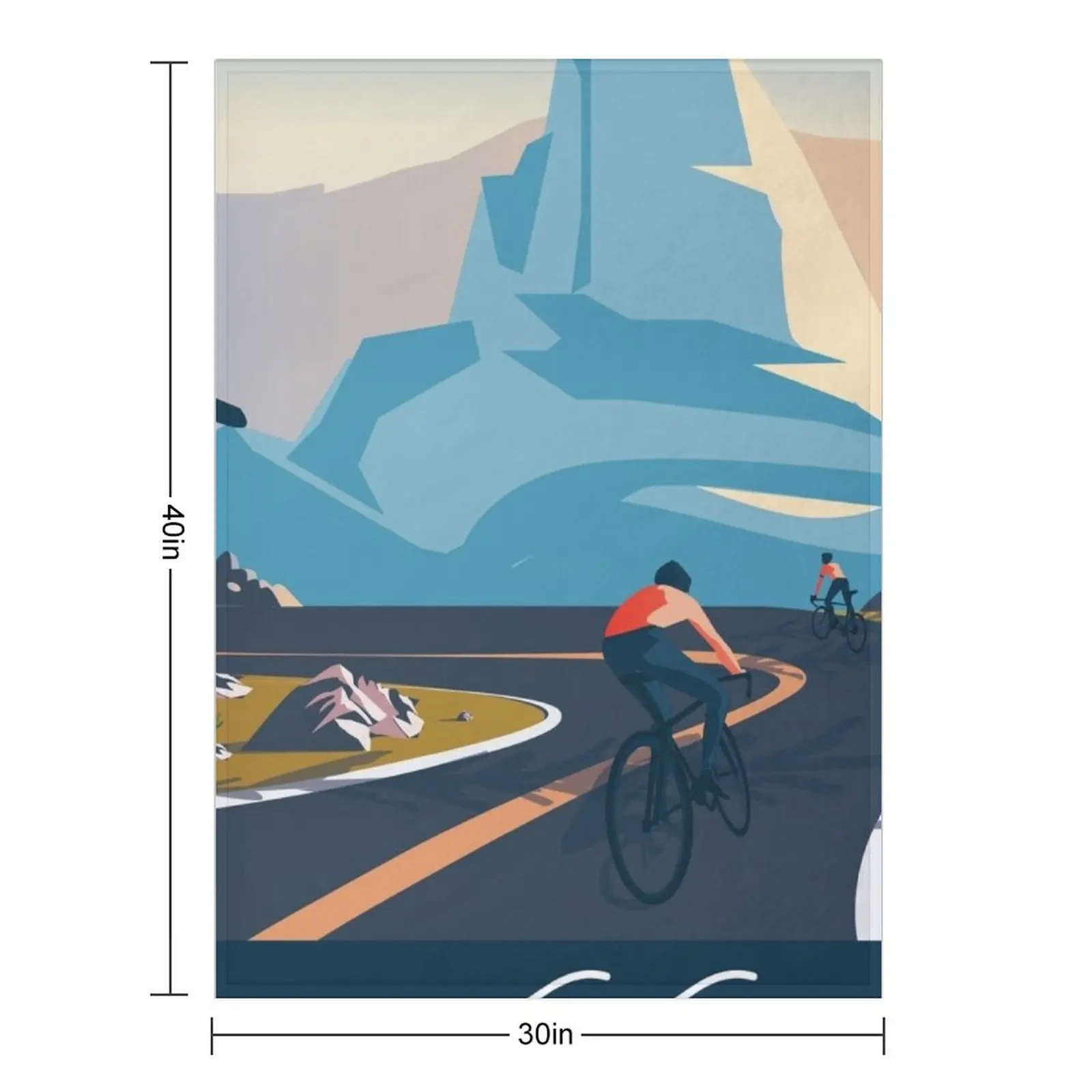 Yosemite National park poster Throw Blanket Retros Camping Tourist Kid'S Blankets