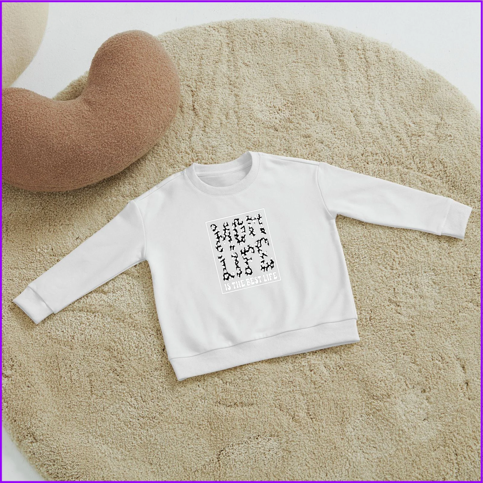 Mom Life Is The Best Life Sja558 Kids Boys Girls Hoodies Sweatshirts Clothing Sweatshirts Tops Teen Clothes Rainbow Friends High