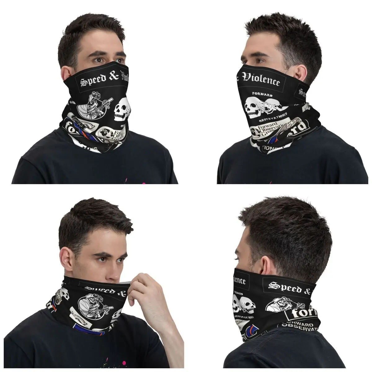 Forward Observations Group Bandana Neck Cover Printed GBRS Balaclavas Wrap Scarf Multi-use Headwear Running Unisex Breathable