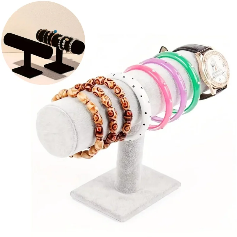 

Jewelry Chain Hairband Watch Necklace Bracelet Display Stand Rack Holder T-bar Bracelet Display Stand Holder Watch Display