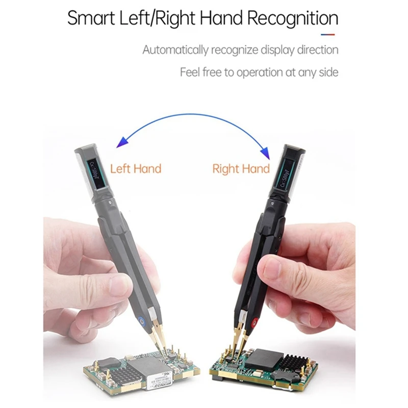 DT71 Portable Digital Smart Tweezers LCR/ESR Meter Signal Generator Debugging Repairing Tool OLED Display