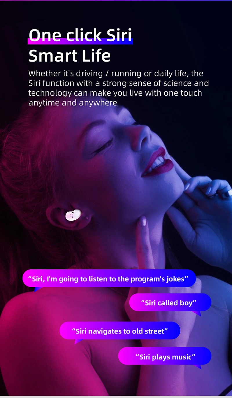 TWS سماعات لاسلكية S6 سماعات بلوتوث سماعة صغيرة مقاوم للماء الموسيقى سماعات ستيريو الرياضة سماعات الأذن ل iphone شاومي