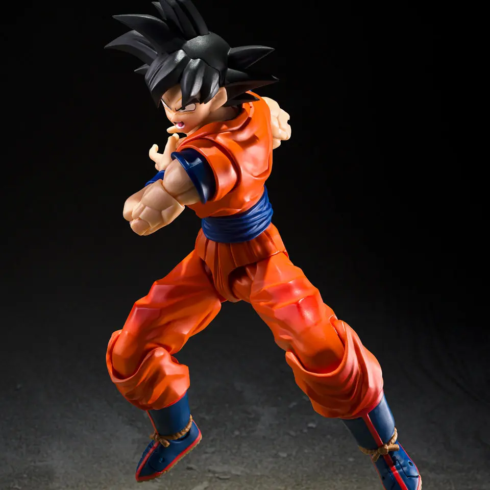 Genuine In Stock Bandai SH Figuarts Dragon Ball SHF DBZ Son Goku The Kind Saiyan Action Figure Anime Collectible Toy Gift view 4