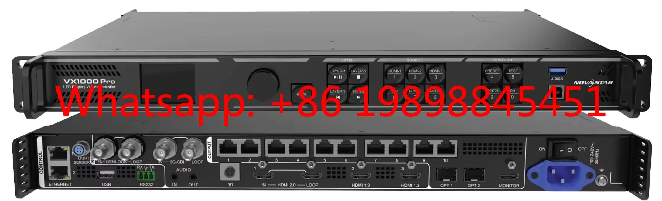 Professional Novastar VX Pro Series LED Display Controller VX1000PRO VX2000PRO 6.5M-13M Pixels