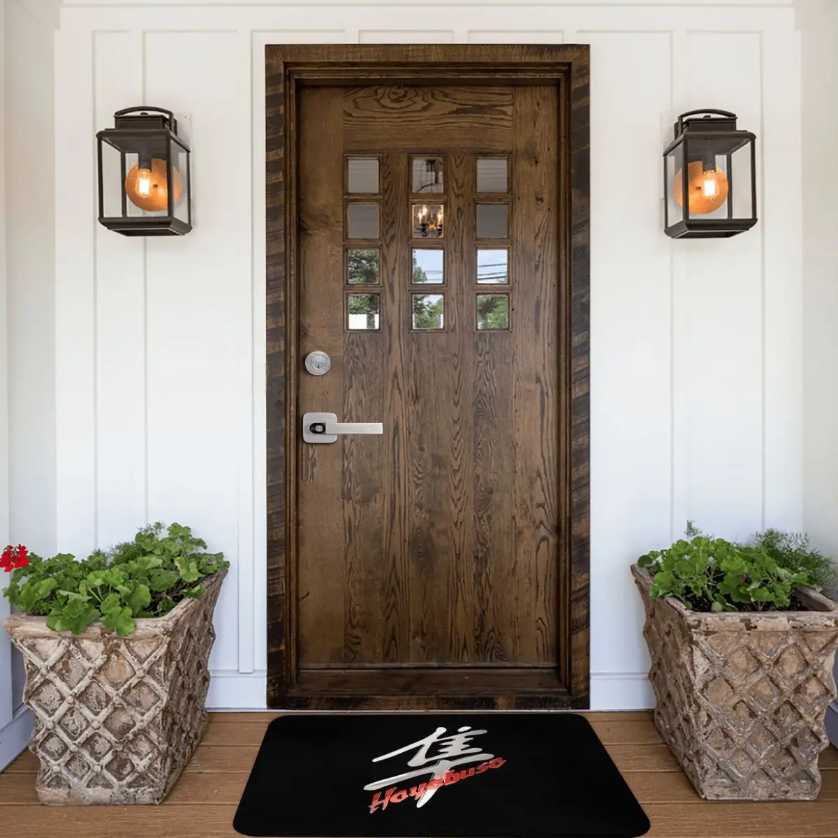 Suzuki Hayabusa Motorcycle Logo Anti-slip Doormat Floor Mat Cushion Carpet Rug for Kitchen Entrance Home Bathroom Footpad Mats