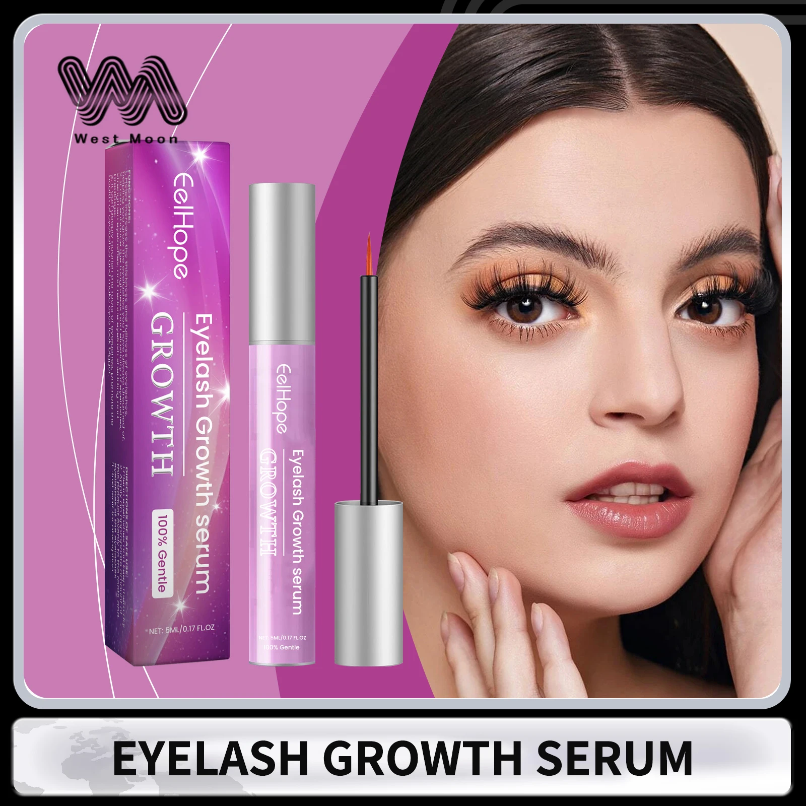 Eyelash Growth Serum Strength Eyelashes Reduce Breakage Shedding Improve Eyelash Curling Lash Treatment Eye Care Products