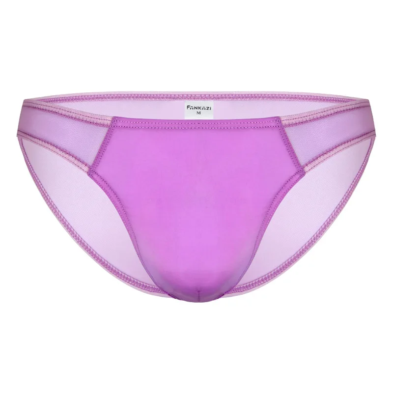 Celana Dalam Pria Celana Dalam Bokong Jaring Ultratipis Pakaian Dalam Low-Rise Lingerie Kantung Cembung U Celana Dalam Olahraga Sejuk Tanga Slip