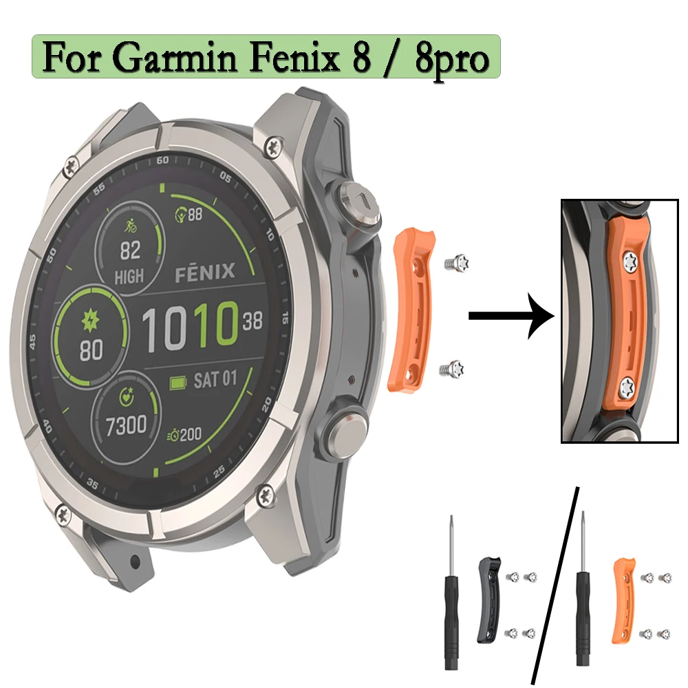 Dash-Proof Stripes For Garmin Fenix 8 Amoled 47/51mm Special-designing Stripe Anti-collision Protection For Garmin Tactix 8