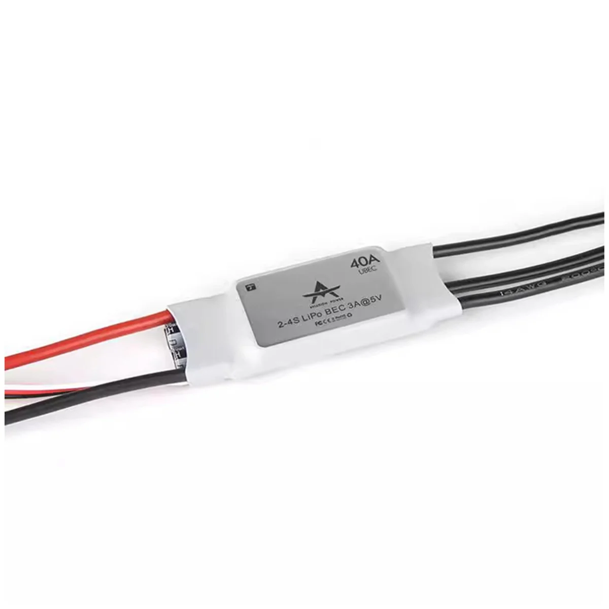 

AT 40A 4S ESC Electronic Speed Controller 2-4S LiPo BEC 5V 3A Brushless ESC for RC FPV Drone