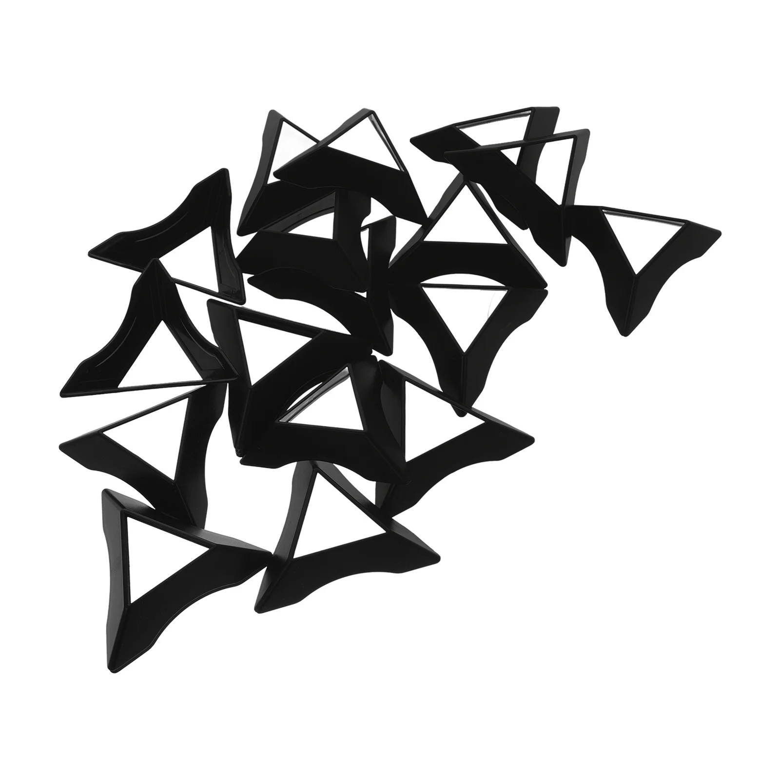 Supporto per treppiede in plastica colorata con base triangolare da 20 pezzi per cubi puzzle, telefoni, tablet, display, leggero e portatile