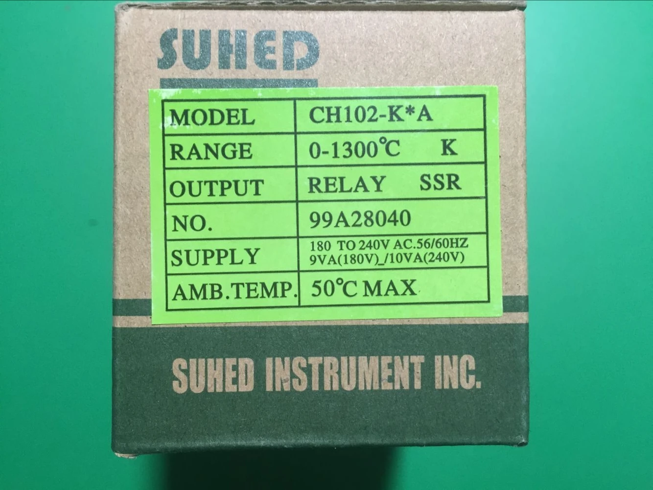 

SUHED Relay Solid State Universal Intelligent Temperature Controller CH102-K * A New CH102-2K High Quality CH102