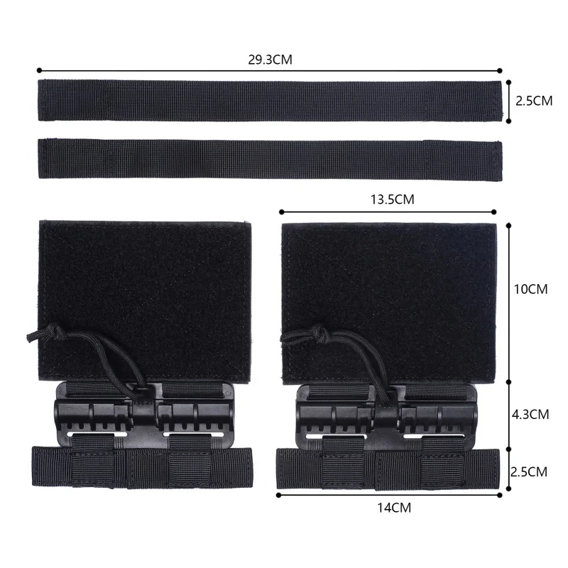 Fibbia tattica a sgancio rapido Kit sistema di sgancio rapido durevole per JPC CPC NCP XPC 6094 420 accessori per gilet