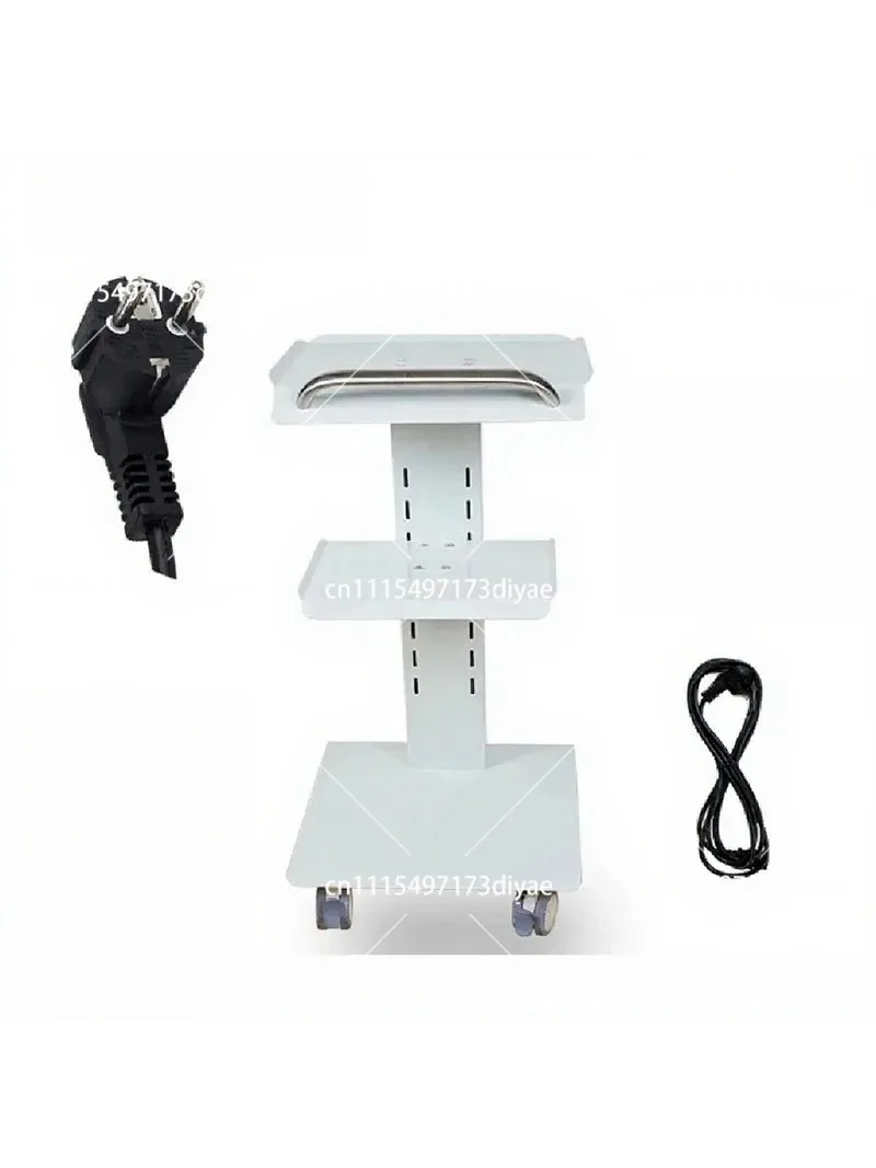 Portable Dental Unit Cart with Silent Wheels Medical Trolley Mobile Shelf Table