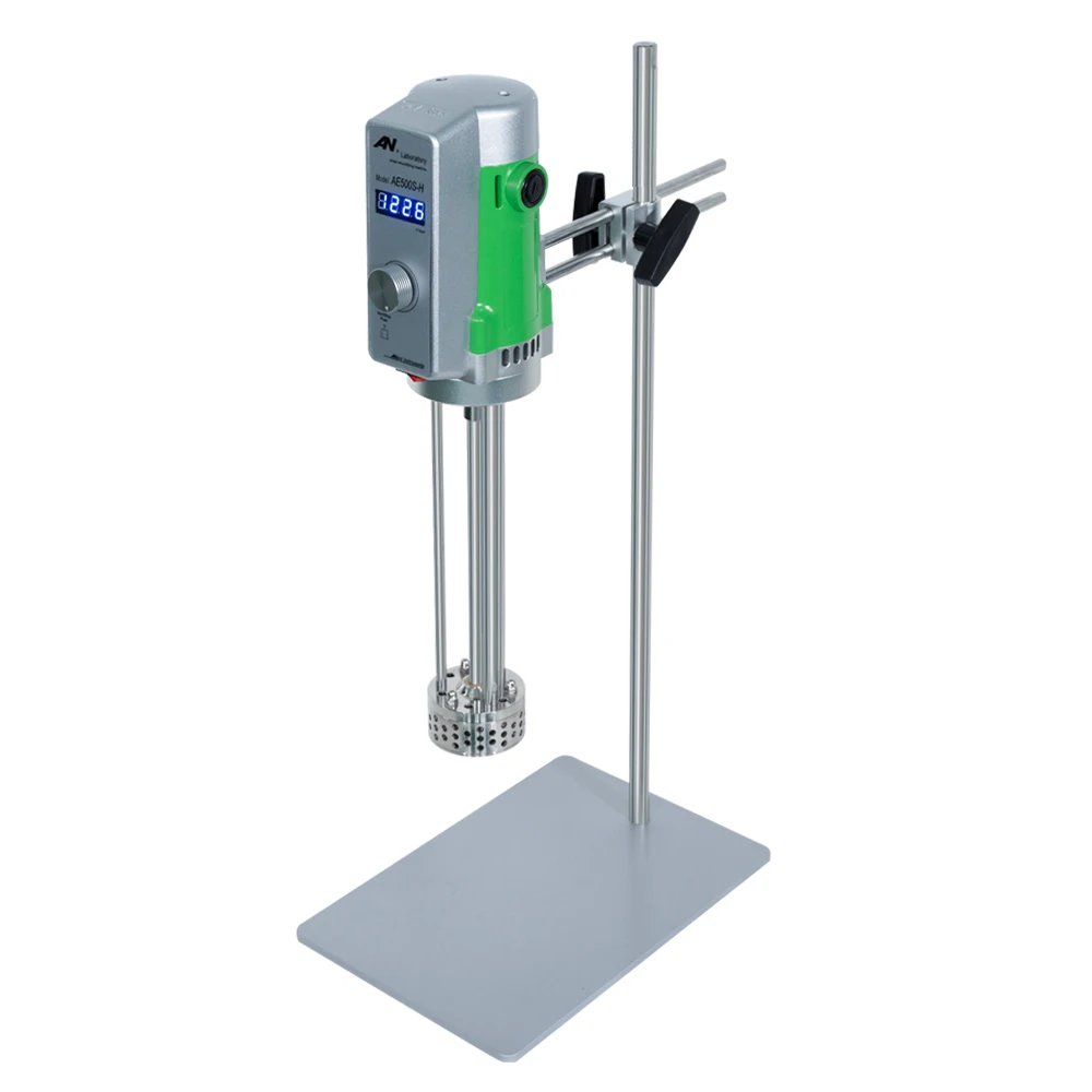 Digital High Shear Homogenizer AE500S-H70G Stepless 2000-14000rpm Dispersing Emulsifier Homogenizing Emulsification Equipment