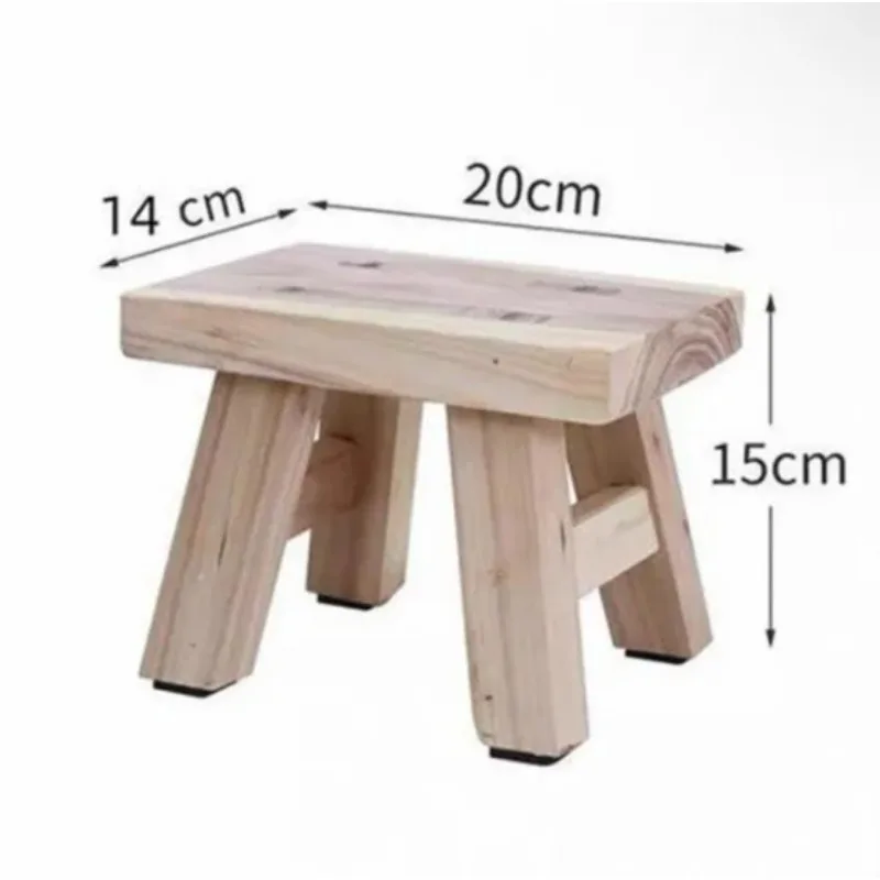 Hot Sale Chinese Antique Vintage Rustic Original Natural Recycled Wooden Cute Children's Step Stool