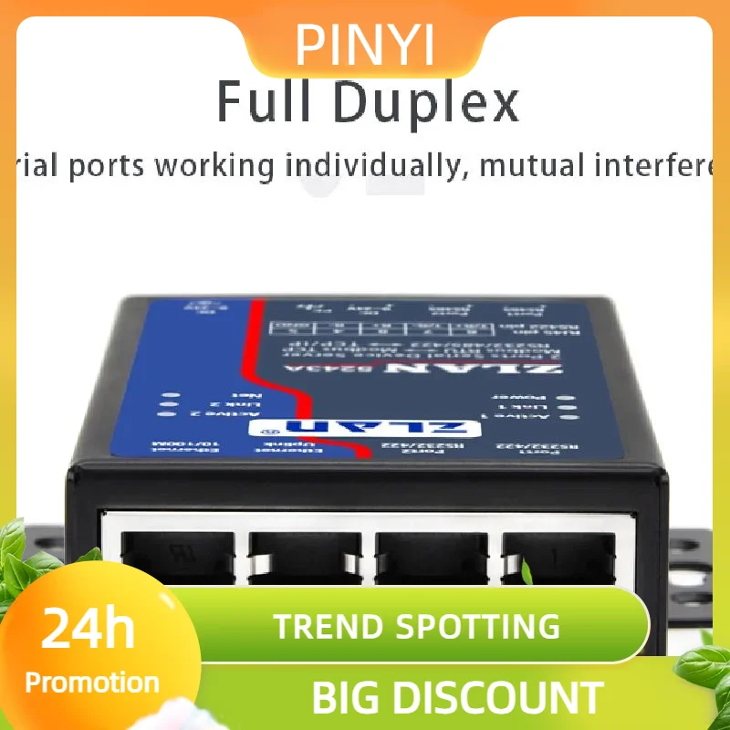 promotion-zlan-5243a-2-ports-rs485-vers-ethernet-rj45-tcp-ip-modbus-rtu-passerelle-dispositif-serie-multi-maitre-rs232-vers-ethernet