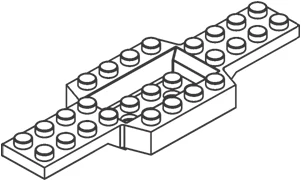 *Plate 4X12 W. Bottom * 5 pcs DIY block brick part no. 52036,Compatible With other Assembles Particles