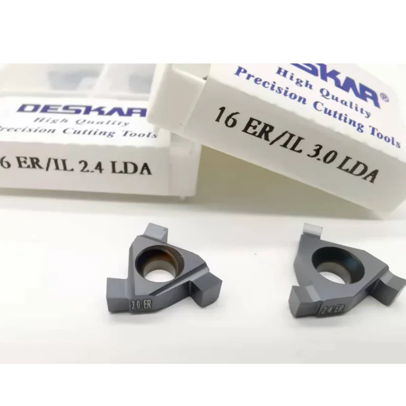 DESKAR 16ER IL 2.0 2.2 2.3 2.4 2.5 2.6 2.7 2.8 2.9 3.0 16IR EL LDA Grooving Carbide Inserts Shallow Groove Tool