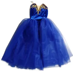 Long Dress For Women Ballet Tutu Dress Skirt Swan Lake Sling Girls Professional Costume Vestidos Chica Bailarina