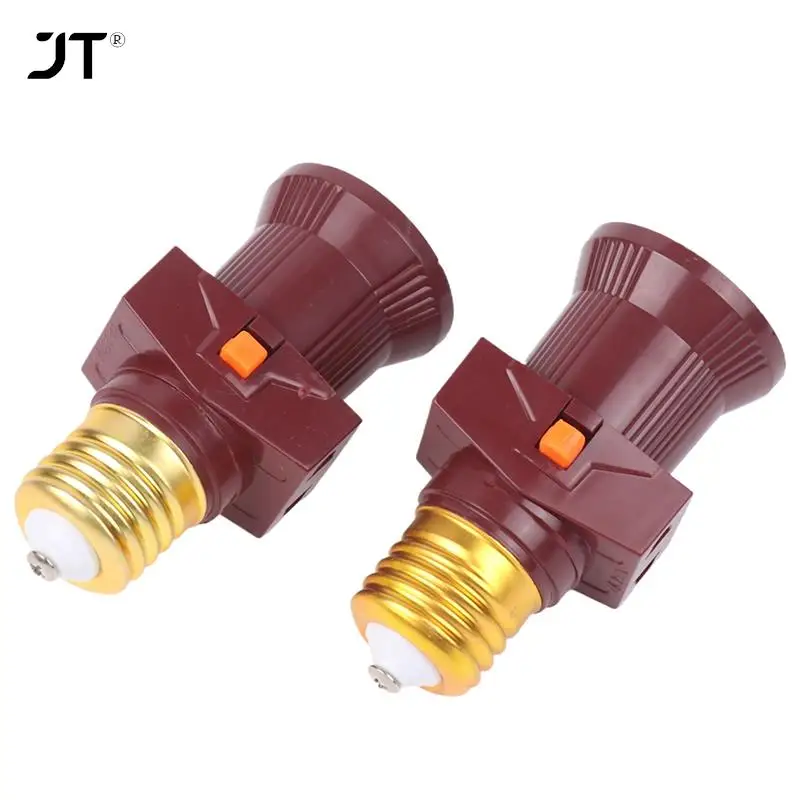 110V- 240V E27 Screw Bulb Holder Convert To With Switch Lamp Socket LED Bulb Adapter With Switch Lamp Bulb Socket Adapter