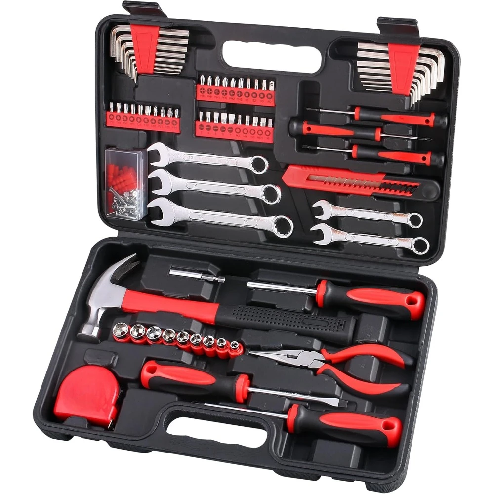 

175 multi-functional car and home toolboxes, suitable for general families and car repair, DIY house projects, and garages