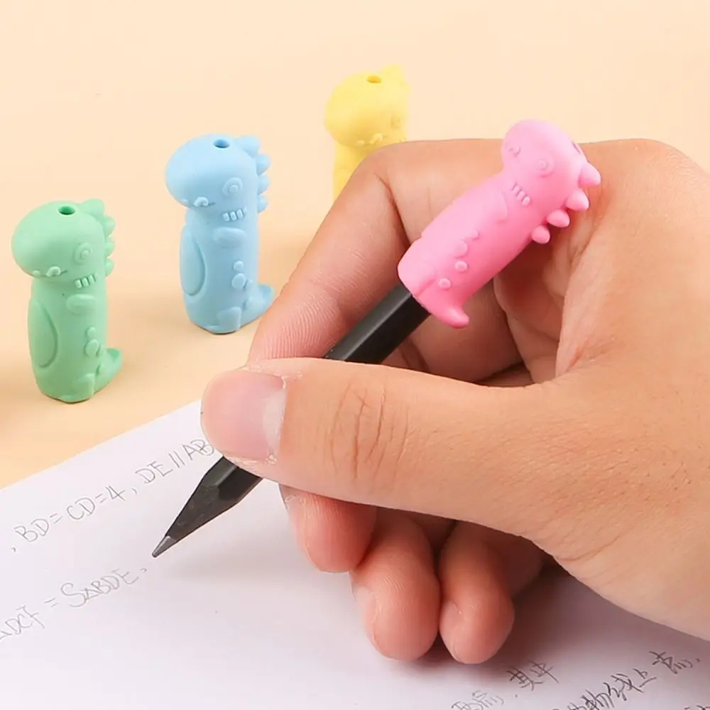 10 SZT. Nakładka Ochronna na Końcówkę Ołówka w Kształcie Kota, Korektor, Artykuły Papiernicze 2 w 1, Przedłużacz do Ołówka, Osłonka na Górną Część Długopisu, Artykuły Szkolne i Biurowe