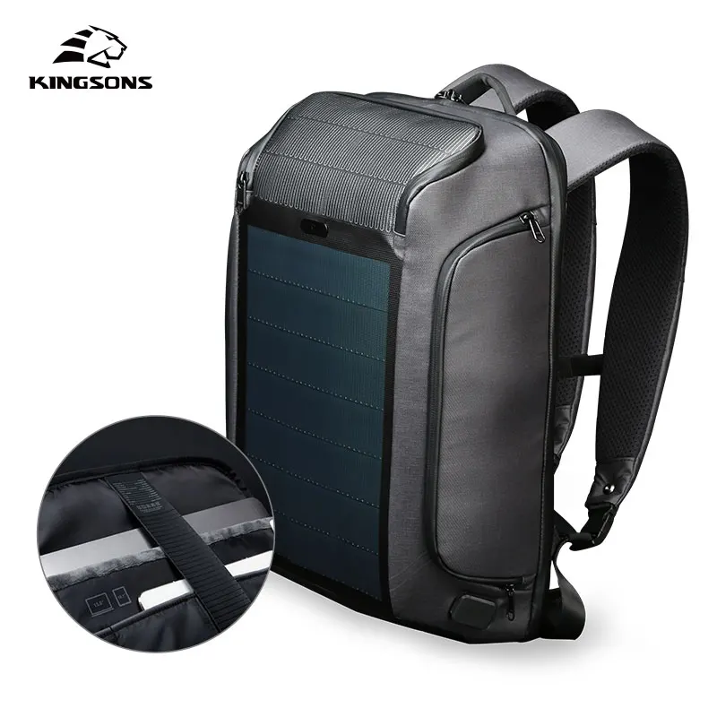 Mochila Solar de Alta Calidad Lista para Enviar, Cargador Solar para Exteriores para Laptop, Teléfono Móvil, Camping y Senderismo