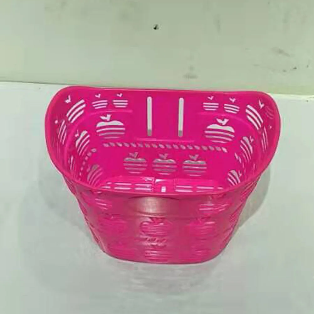 

Water Resistant Smooth Touch Bike Basket Durable Plastic Material Easy Attachment No Tools Required For Outdoor Cycling