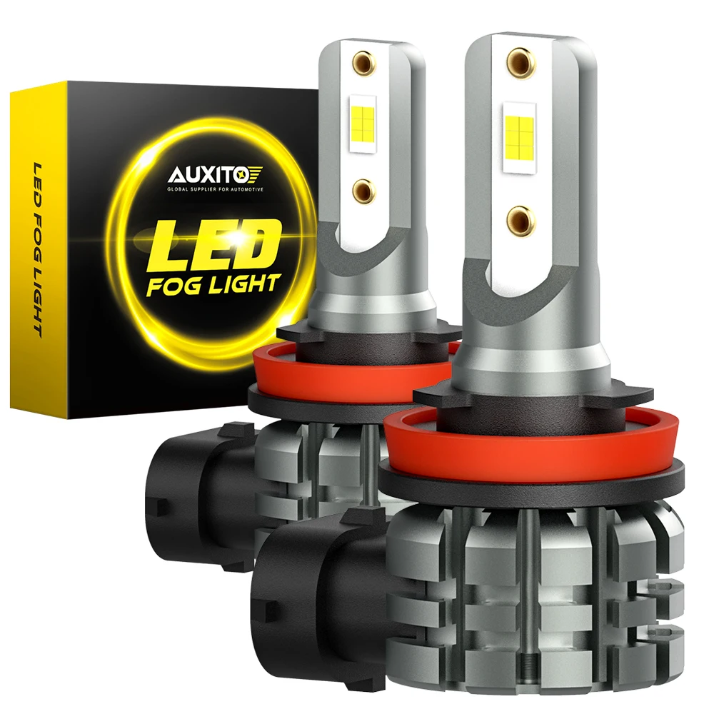 

AUXITO 2Pcs H11 H9 H8 H16(JP) LED Fog Lamp 9006 HB4 9005 HB3 LED Foglights Waterproof 6500K White 3000K Car Driving Lamp DRL