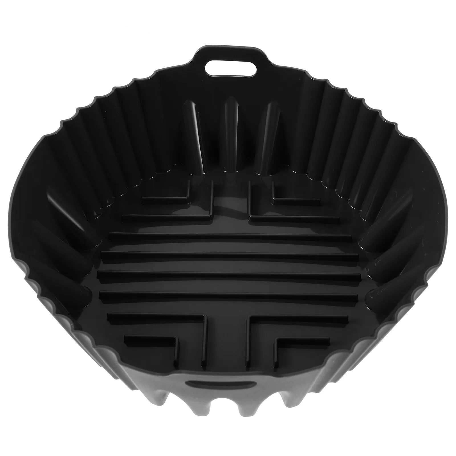 

Silicone Air Fryer Liner Reusable Double Handle Non-Stick Baking Tray Mat Airfryer Silicone Basket Tray Accessories Air Fryer