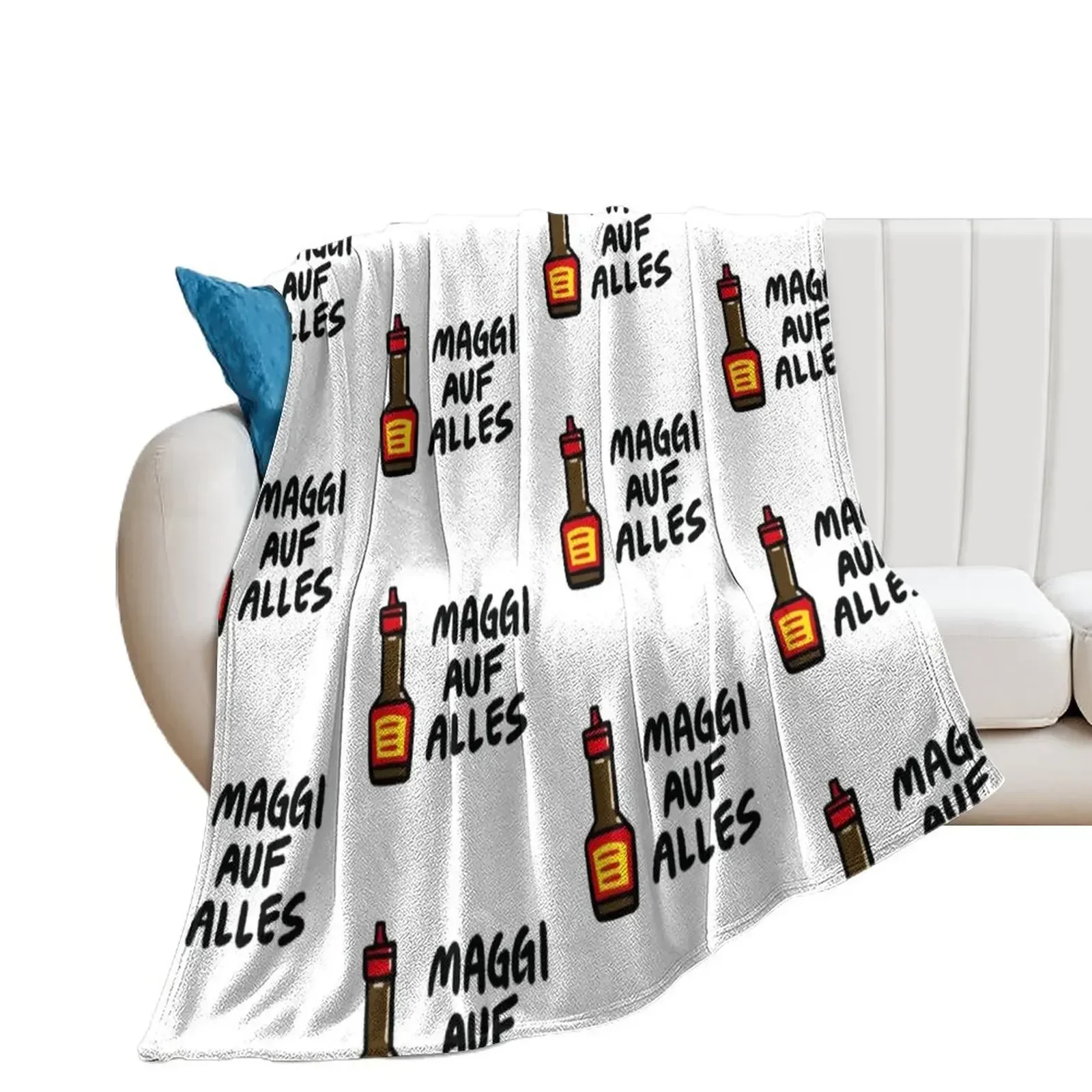 

Maggi Auf Alles (Deutsch) Throw Blanket Cute christmas gifts Luxury St Soft Blankets