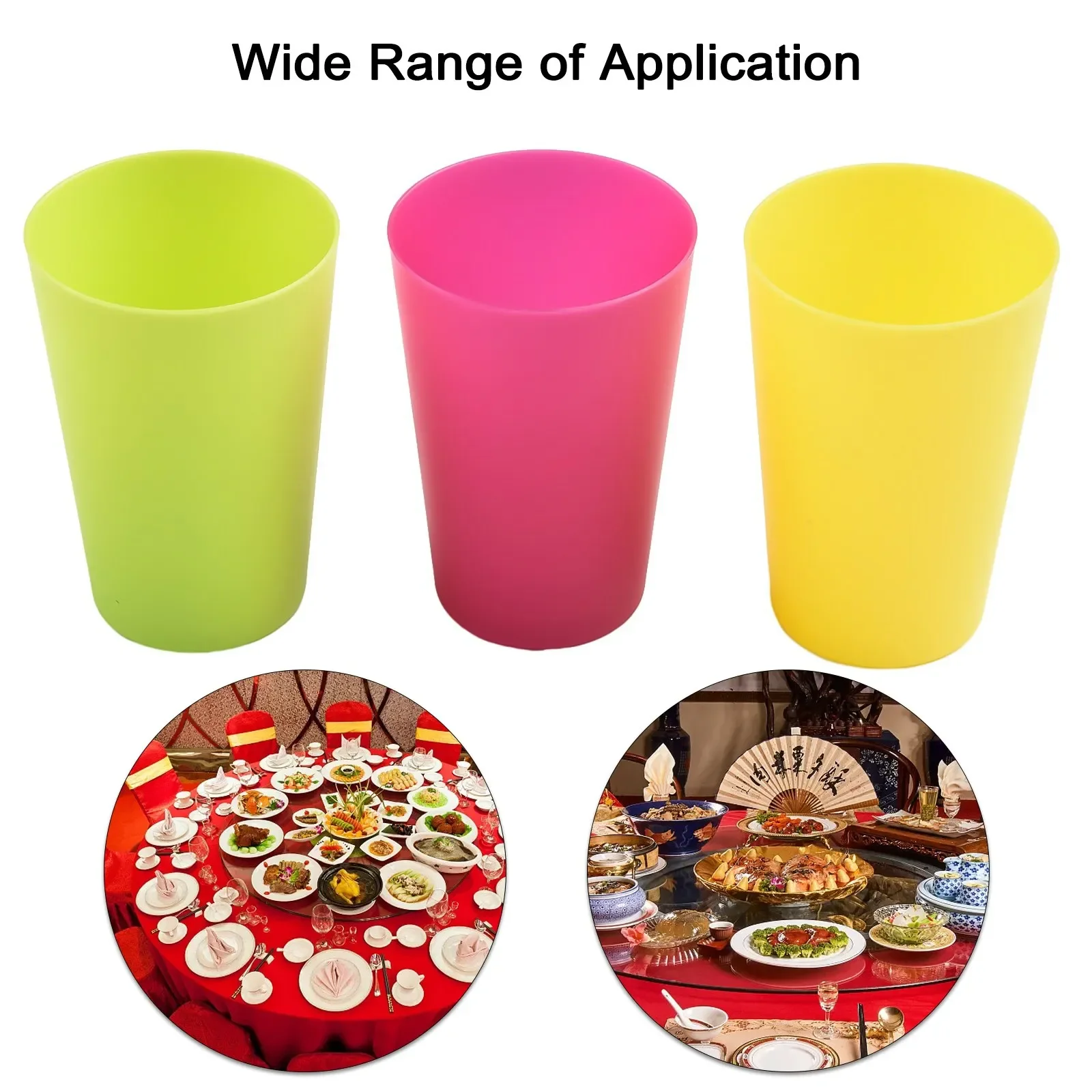Drinking Container Colourful Cups 6*6*8.7cm For Microwave Kitchen Lightweight Multipurpose Straw Cups Brand New