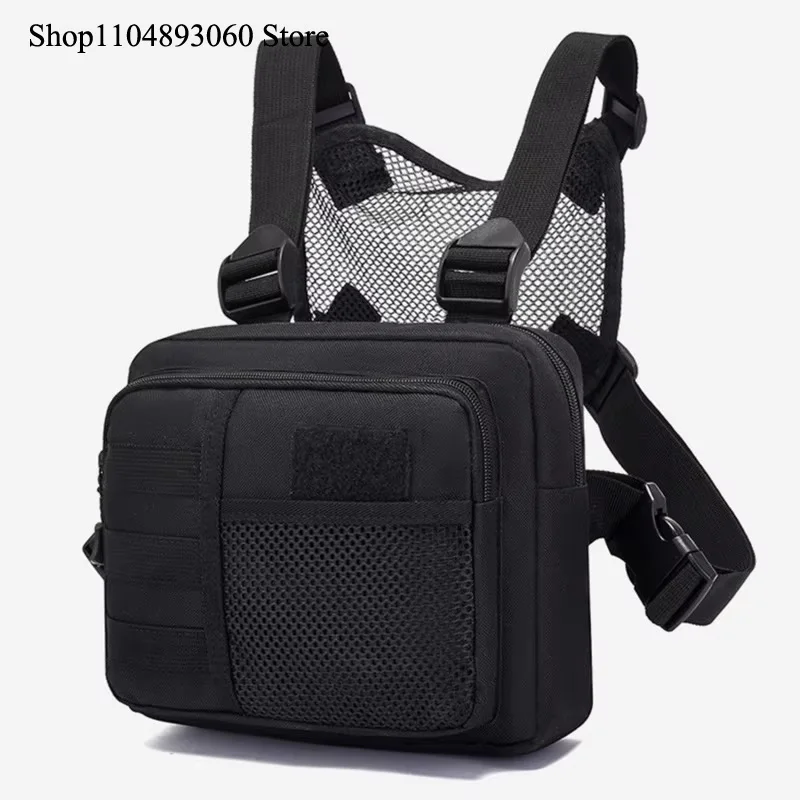 

Multi-function Tactical Vest Unisex Chest Rig Bag Fashion Men's Hip-hop Streetwear Chest Bags Waterproof Oxford Sport Backpack