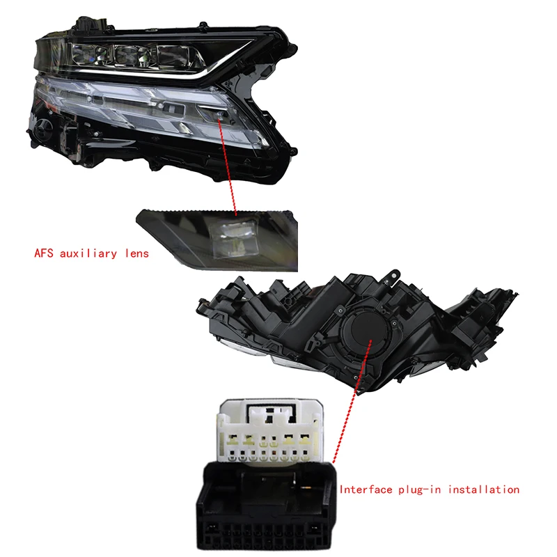 For 2015-2024 for Alphard Three Eye Matrix Headlights Remanufactured 6000K Performance Parts for Retrofit/Upgrade