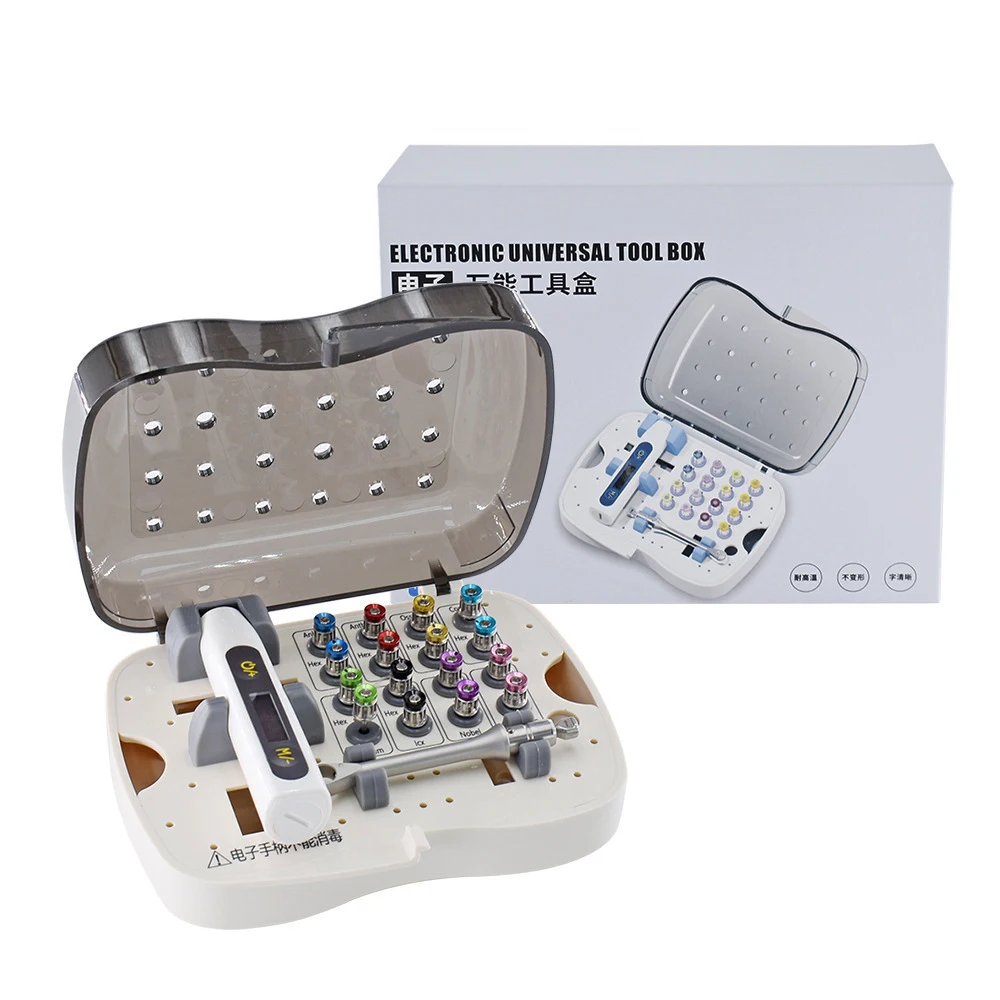 

Electric Dental Implant Torque Wrench Driver with Screws Universal Torque Prosthetic Kit Dentist tools Implant Repair Tools