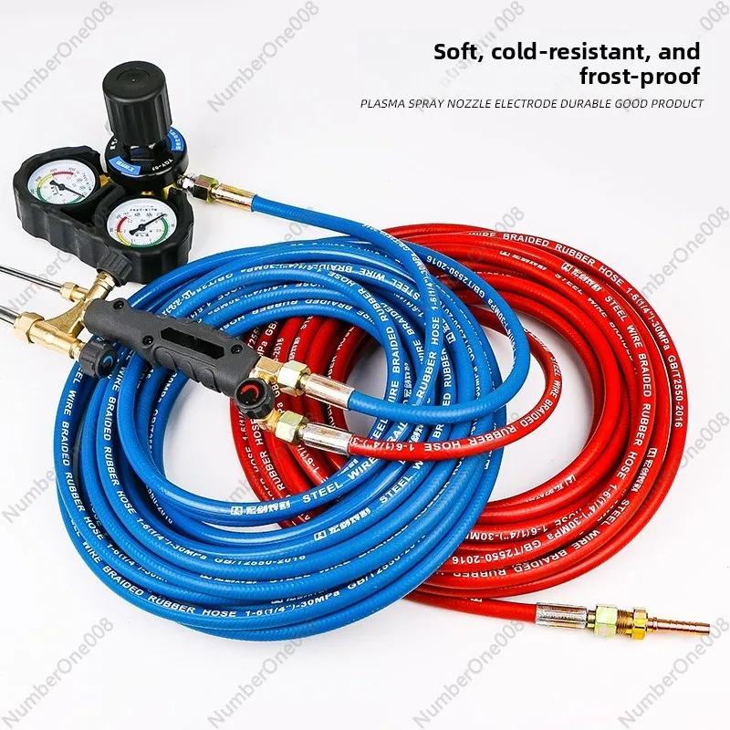 

Промышленный двухканальный сварочный шланг, шланг для кислорода, ацетилена и пропана, резиновый шланг высокого давления для резака и подачи газа