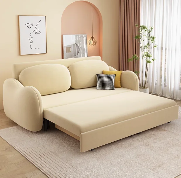 

Sofa Modern Simple Small Living Room Apartment Life Lazy Foldable Sofa Bed