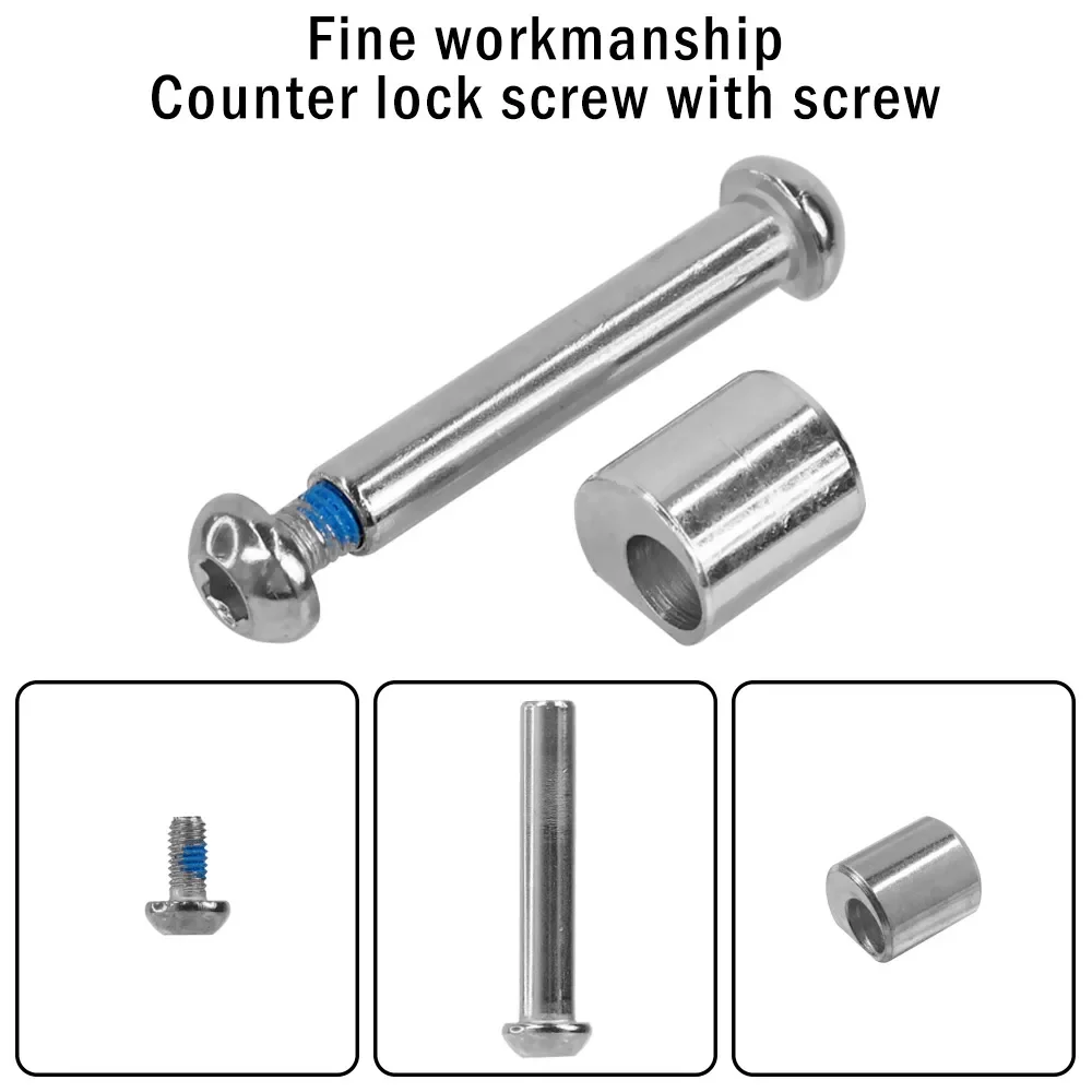 Hinge Bolt Repair Hardened Steel Lock Fixed Bolt Screw Folding Hook For Xiaomi M365 Electric Scooter Pull Ring Locking Wrench